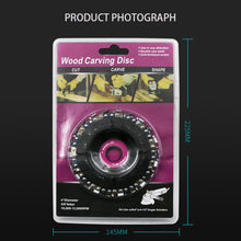 Load image into Gallery viewer, Wood Carving Chain Disc - ROSAMISS STORE
