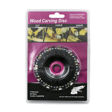 Load image into Gallery viewer, Wood Carving Chain Disc - ROSAMISS STORE

