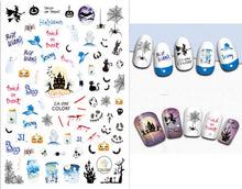 Load image into Gallery viewer, halloween nail art Manicure Back Tips Beauty
