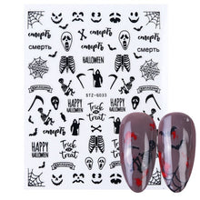 Load image into Gallery viewer, halloween nail art Ghost Pumpkin Cool Spooky
