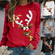 Load image into Gallery viewer, sweatshirt woman winter 2021 Chirstmas Long-sleeved Casual Blouse Pullover
