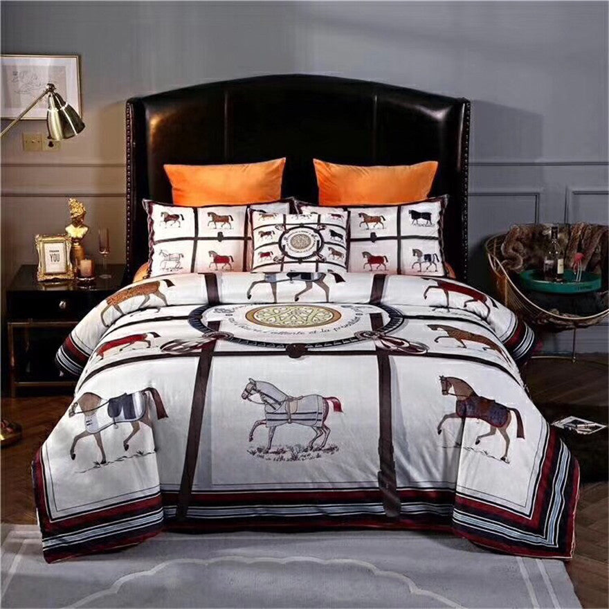 Fashion Classic Hermes bed set
