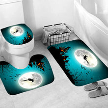 Load image into Gallery viewer, full moon witch Halloween Shower Curtain
