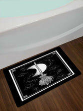 Load image into Gallery viewer, Black Witch Magic Broom Halloween Shower Curtain
