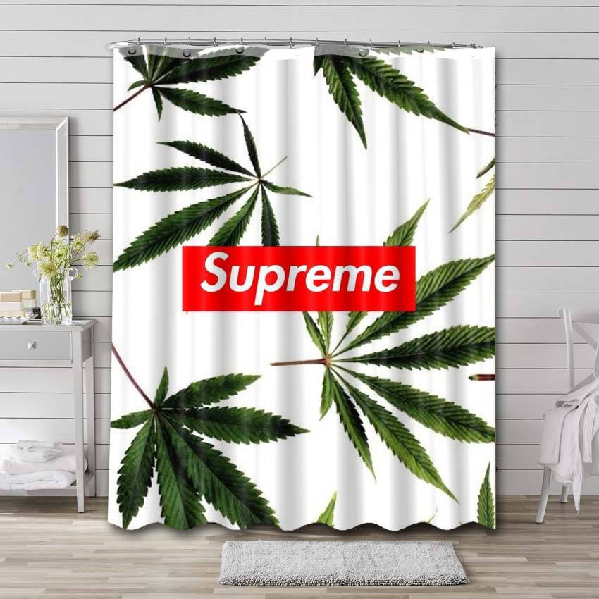 Weed Supreme Shower Curtain Set