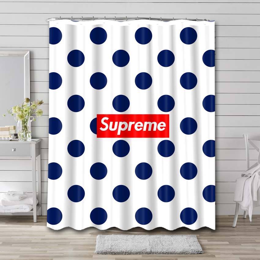 Polka dots Supreme Shower Curtain Set