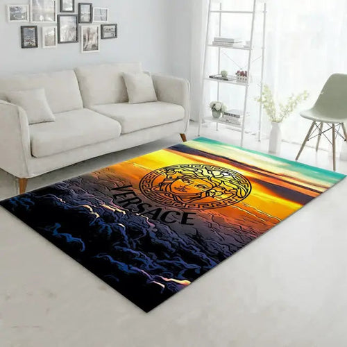 Nature Versace living room carpet and rug
