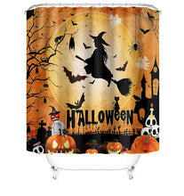 Load image into Gallery viewer, Witch Halloween Shower Curtain set
